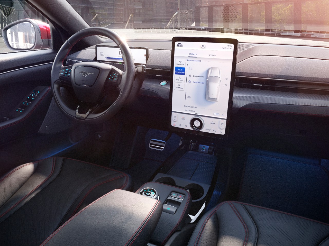 Ford mUstang Mach-E - innovatives Design auch im Innenraum