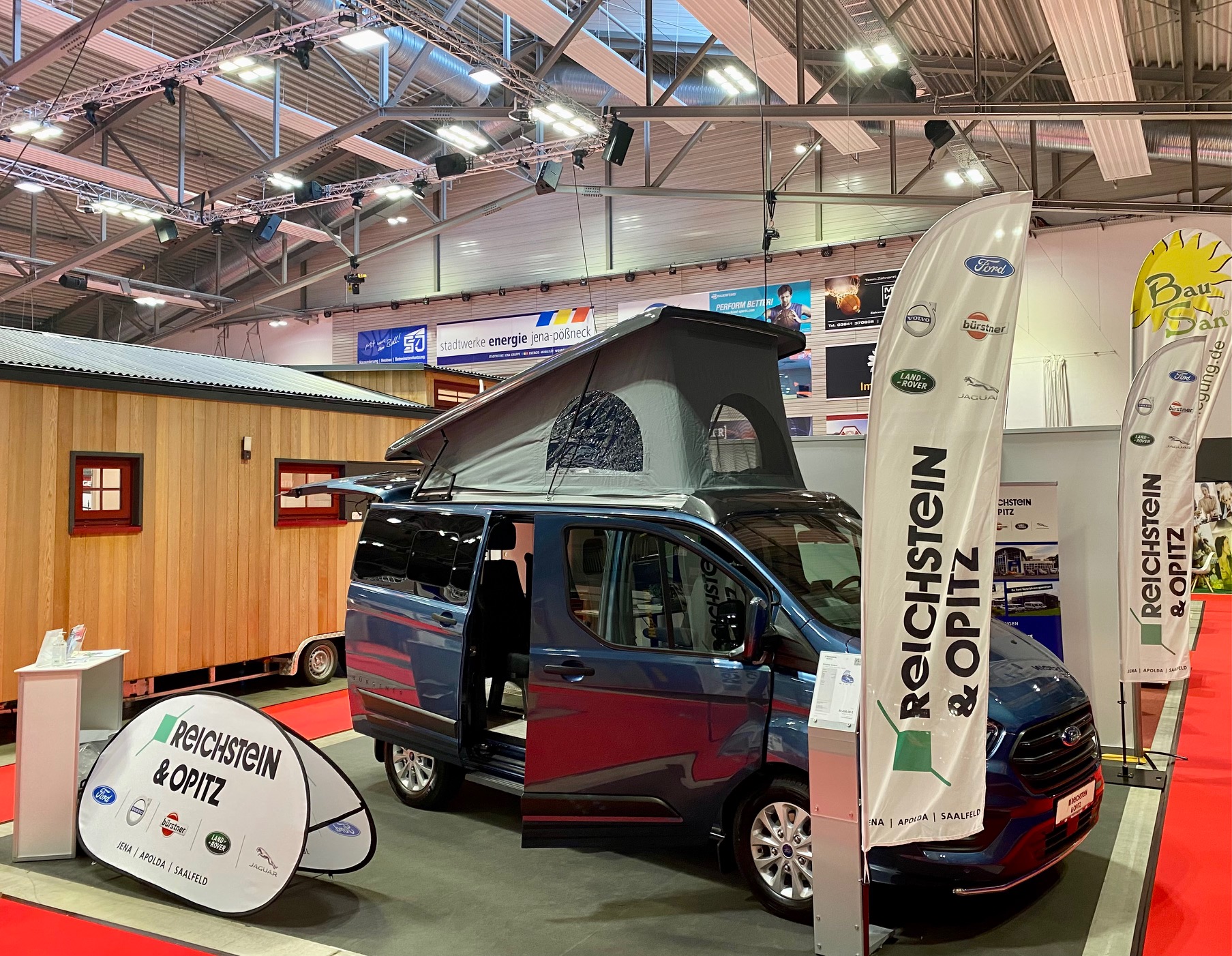 Freizeitmobil Copa von Bürstner auf der Messe Jenaer Herbst
