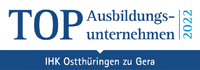 Reichstein & Opitz zum Top-Ausbildungsunternehmen 2022 der IHK Ostthüringen ausgezeichnet.